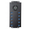 10 portów USB-A USB 3.0 10W hub do ładowania i synchronizacji