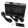 20 portar USB-A USB 3.0 12W laddnings- och synkroniseringshubb