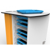 iPad onView smartControl charging trolley CHRGT-GC-15-K-O3 for 15 iPads in large sleeves - key lock