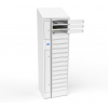 Taquilla de carga BYOD Volt AC & USB-C VLSB-16S-MAC-O# que incluye cables USB-C para 16 dispositivos de hasta 17 pulgadas - Bloqueo RFID + Control web.