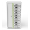 Smartphone Volt 1:1 USB-A charging locker VSP1-10S-UA-K% including 3-in-1 cables for 10 smartphones - key lock