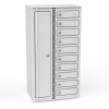 Smartphone Volt 1:1 USB-A charging locker VSP1-10S-UA-K% including 3-in-1 cables for 10 smartphones - key lock