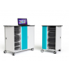 USB-C laptop cart with cables Zioxi CHRGTUC-LS-32# for 32 laptops up to 16 inches - key lock