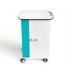USB-C laptop cart with cables Zioxi CHRGTUC-LS-16-C# for 16 Laptops to 16 inch - digital code lock