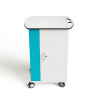 USB-C laptop charging cart with cables Zioxi CHRGTUC-LS-16# for 16 Laptops to 16 inch - key lock