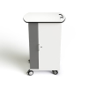 Zioxi USB-C charging cart for 16 Chromebooks and Mobile devices to 14 inch - key lock