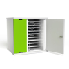 Zioxi charging cabinet for 10 iPads & tablets including pre-assembled USB-C cables - CHRGCUC-TB-10-C# - Digital Code Lock