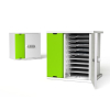 Zioxi charging box for 10 iPads & tablets to 11 inch - Charging via wall outlet or built-in USB-C power module
