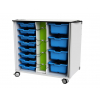 USB-A oplaadtrolley CHRGTUC-TR-16 voor 8 - 16 Gratnell trays - sleutelslot