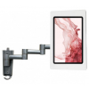 Fleksibel tablet-vægholder 345 mm Fino til Samsung Galaxy Tab A9 8,7 tommer - hvid