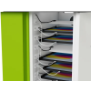 Zioxi charging cart CHRGTUC-PT-32-R# for 32 iPads & Apple Pencils - USB-C cables included - RFID lock