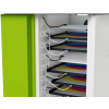 iPad and Pencil charging cart Zioxi CHRGT-PT-32-K for 32 iPads to 10.9-inch and iPad Pencils - key lock