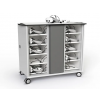 20W USB-C charging cart for 40 VR headsets & controllers - key lock