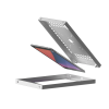 Tablet floor stand Sublime Securo M for 9-11 inch tablets - stainless steel