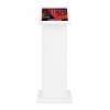 Tablet floor stand with display Securo L for 12-13 inch tablets - white