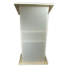 Acrylic-wood lectern Shenzhen - oak colour