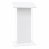 Acrylic lectern Roslin - white