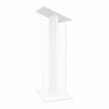 Acrylic lectern Roslin - white