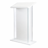 Acrylic lectern Roslin - white