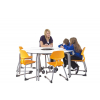 t41 180° folding student table