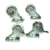 Set of castors for lecterns