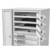 Zioxi Volt bay Chromebook charging locker VCB1-10S-M-K for 10 Chromebooks up to 14 inch - key lock - connector block