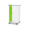USB-C tablet charging cart for 16 iPads and tablets up to 11 inches - Zioxi onView remote management - Digital code lock