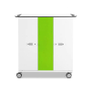 USB-C tablet charging cart with remote management for 16 tablets - key lock