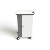 VR headset charge & sync cart for 16 VR headsets & controllers