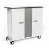 VR headset charging cart for 40 VR headsets & controllers - digital code lock