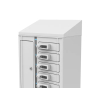 Zioxi Volt charging locker VSP1-24S-M-C-G for 24 smartphones - power plugs - digital combination lock