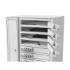 Zioxi Volt 1:1 charging locker for 10 tablets & laptops up to 14 inches – power sockets – digital code lock