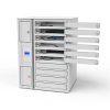 Zioxi Volt charging locker for 10 tablets & laptops up to 14 inches – USB-C 60W or power plugs