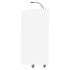 Plastic/wood lectern Zeus - white
