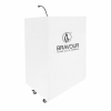 Plastic/wood lectern Zeus - white