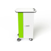 Zioxi charge & sync tablet cart for 16 iPads and tablets up to 11 inches - digital code lock