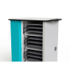 USB-C laptop cart with cables Zioxi CHRGTUC-LS-32-R# for 32 Laptops up to 16 inches - RFID lock