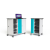 USB-C Network charging cart for 16 laptops to 15.6 inch including USB-C cables - combination lock