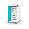 LEGO Education Science USB-C charging cart - 4 sets / 16 rechargeable pieces – digital code lock