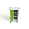 Tablet charging cart with remote management for 16 to 32 iPads and tablets to 11 inch - Zioxi onView