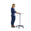 Mesa de profesor de pie o sentada de altura regulable