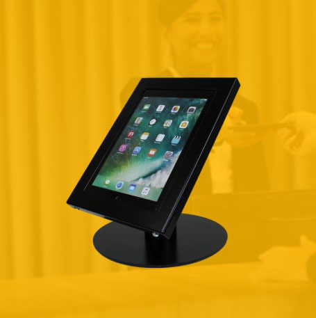 Tablet desk stands